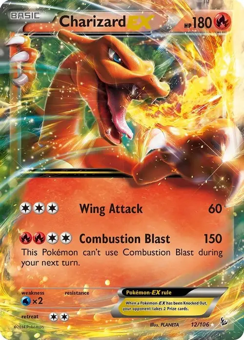 Charizard EX (12) card art