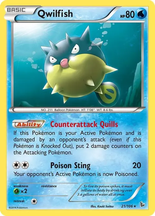 Qwilfish card art