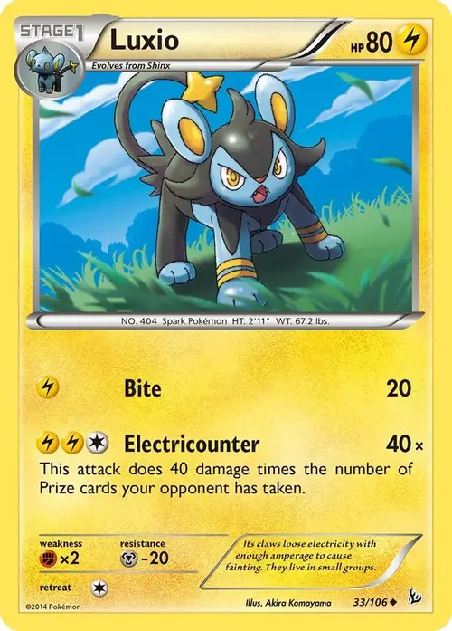 Luxio card art