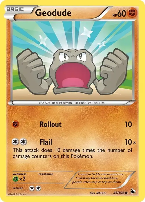 Geodude card art