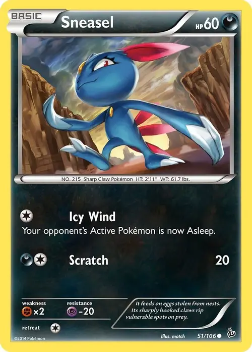 Sneasel (51) card art
