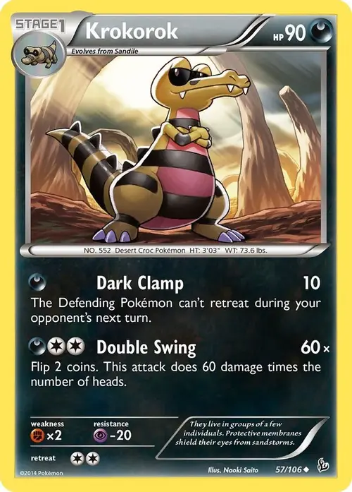 Krokorok card art