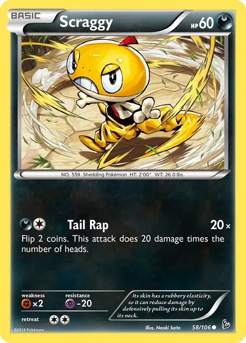Scraggy card art