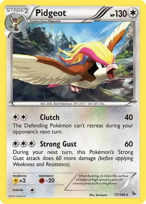 Pidgeot card art