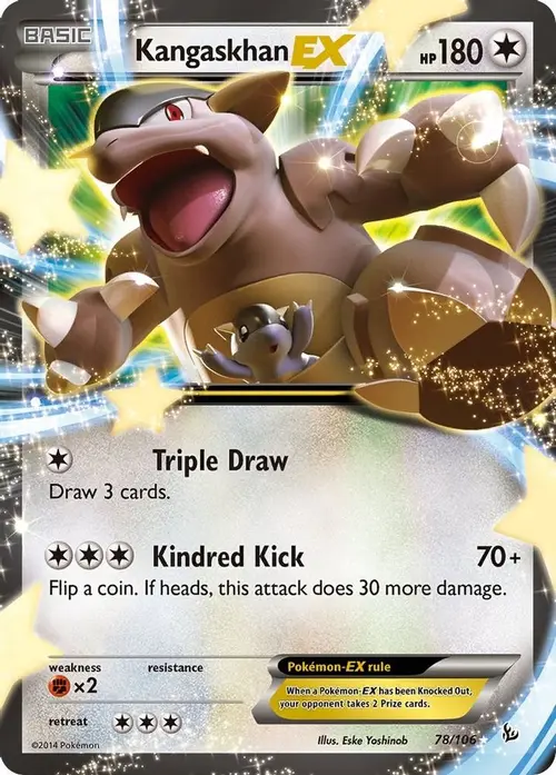 Kangaskhan EX card art
