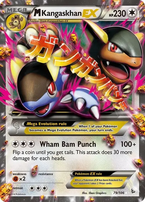 M Kangaskhan EX card art