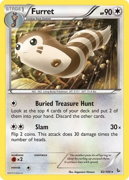 Furret card art