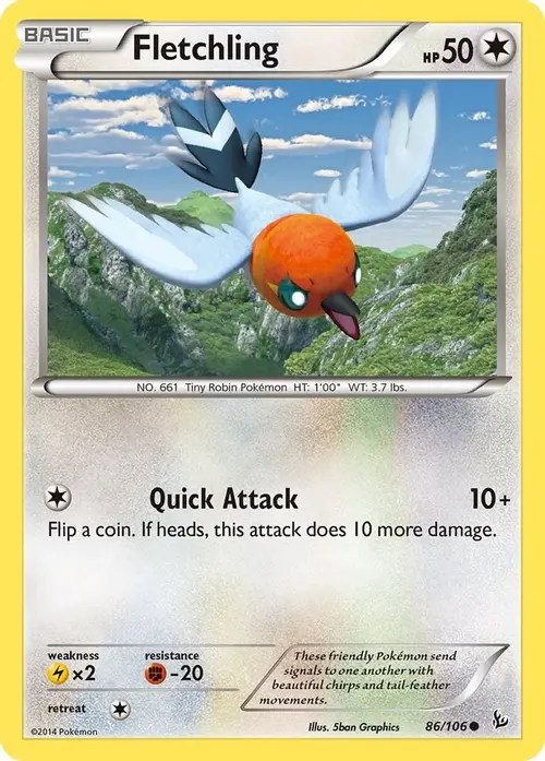 Fletchling card art