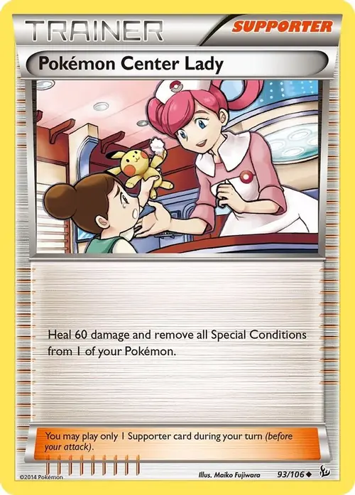 Pokemon Center Lady card art