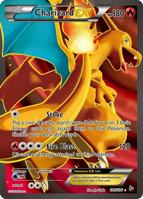 Charizard EX (100 Full Art) card art