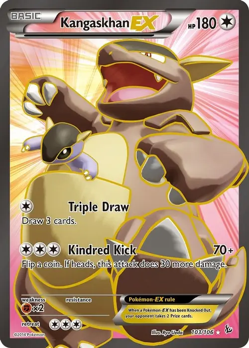 Kangaskhan EX (103 Full Art) card art