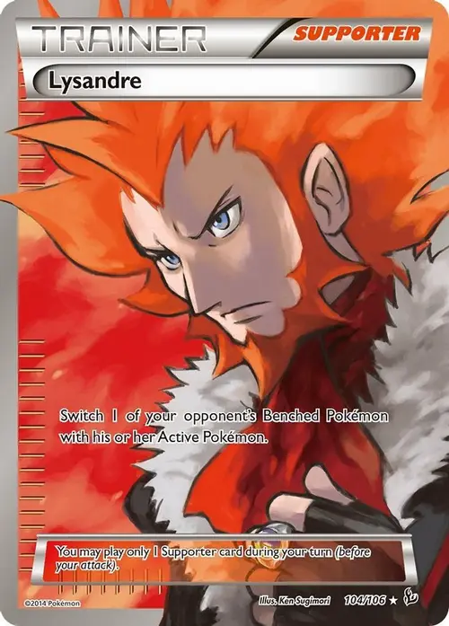 Lysandre (104 Full Art) card art