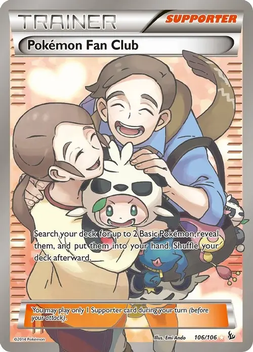 Pokemon Fan Club (106 Full Art) card art
