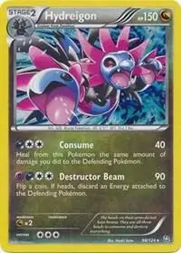 Hydreigon - 98/124 (Cracked Ice Holo) card art