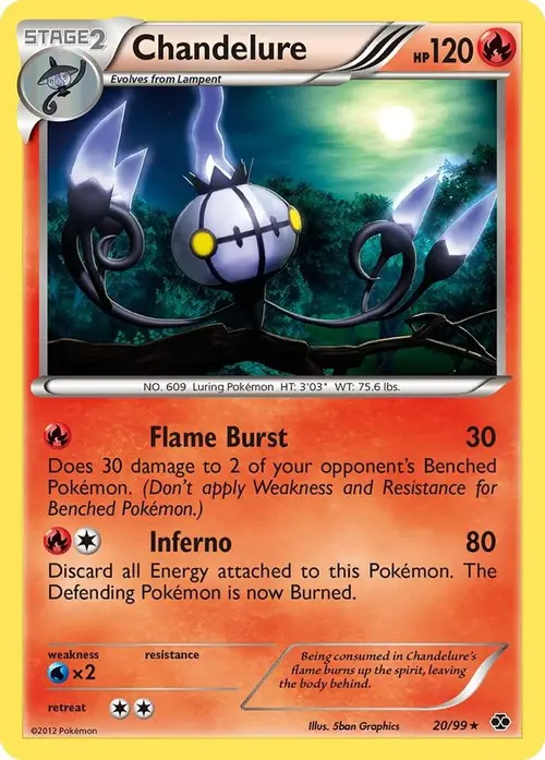 Chandelure card art