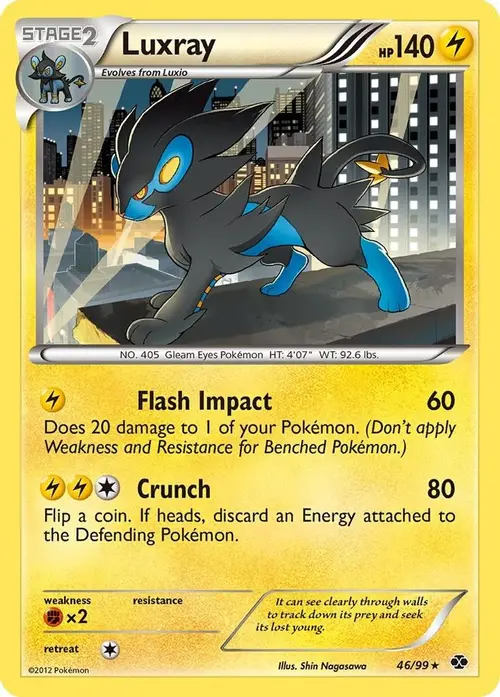 Luxray card art