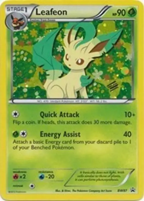 Leafeon - BW87 card art