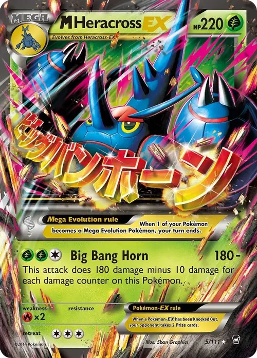 M Heracross EX card art