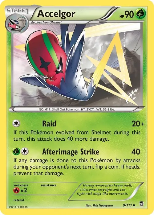 Accelgor card art