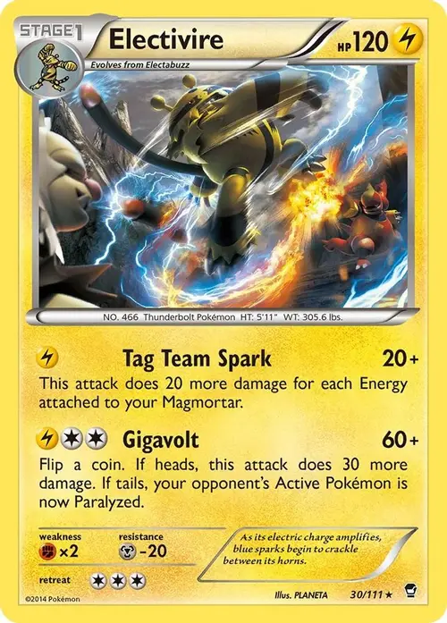 Electivire card art