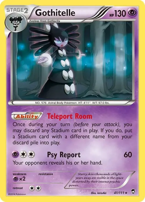 Gothitelle card art