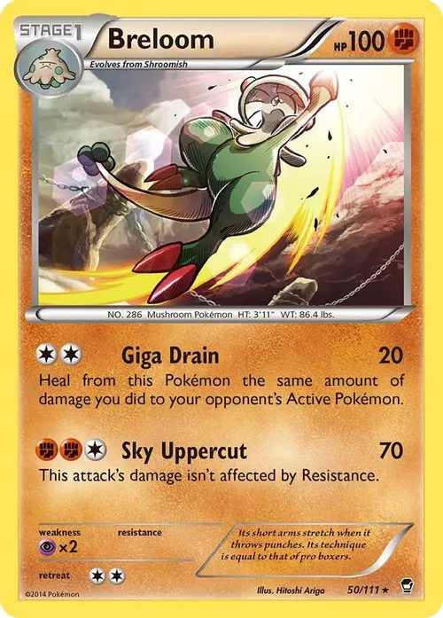 Breloom card art