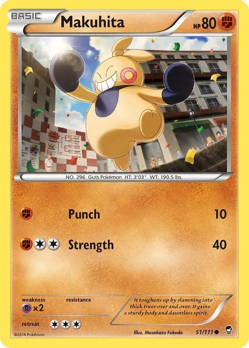 Makuhita card art