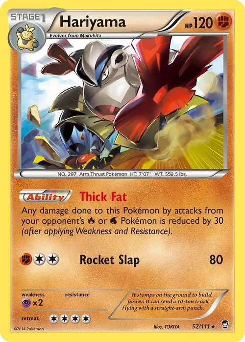Hariyama card art