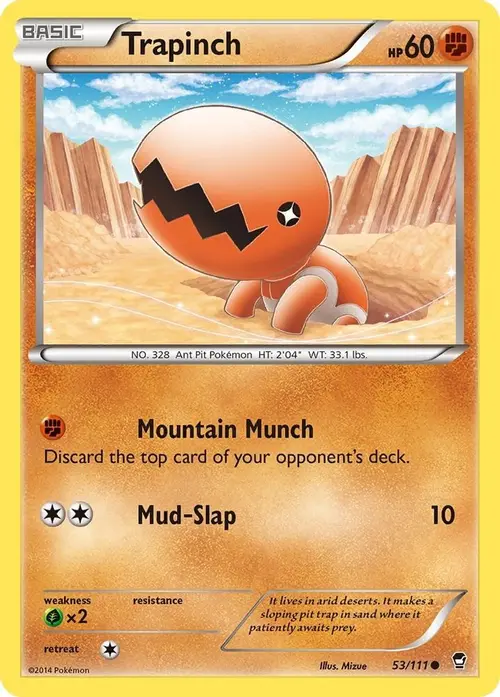 Trapinch card art