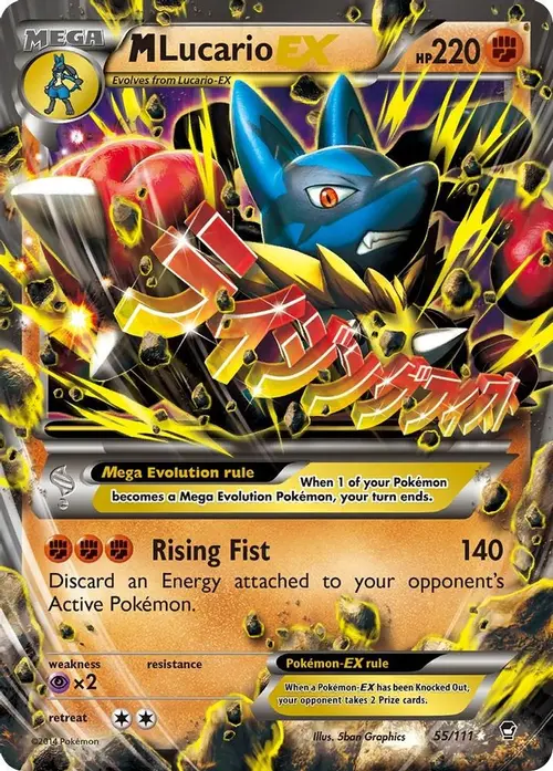 M Lucario EX card art