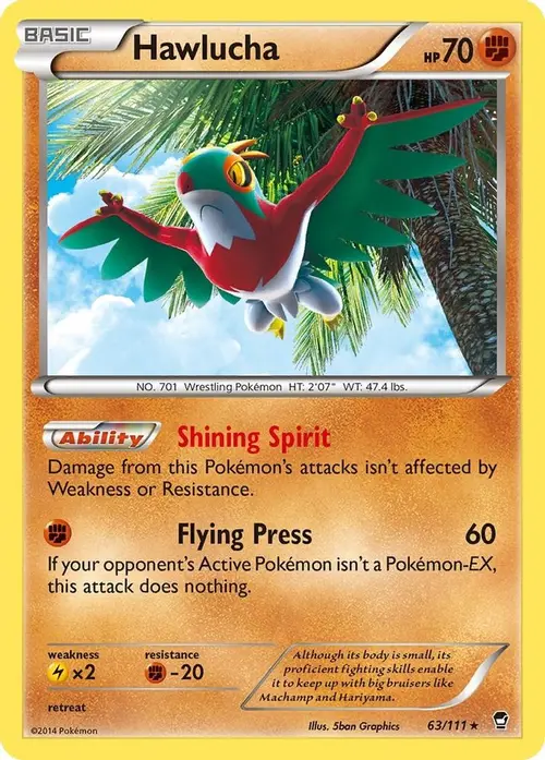 Hawlucha card art