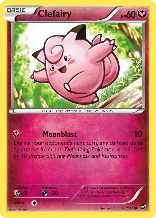 Clefairy (70) card art