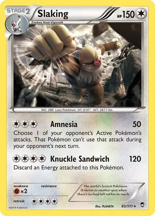 Slaking card art