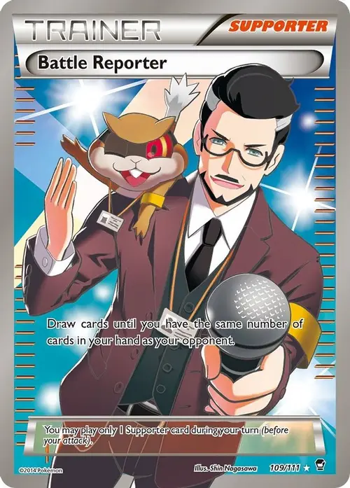 Battle Reporter (109 Full Art) card art