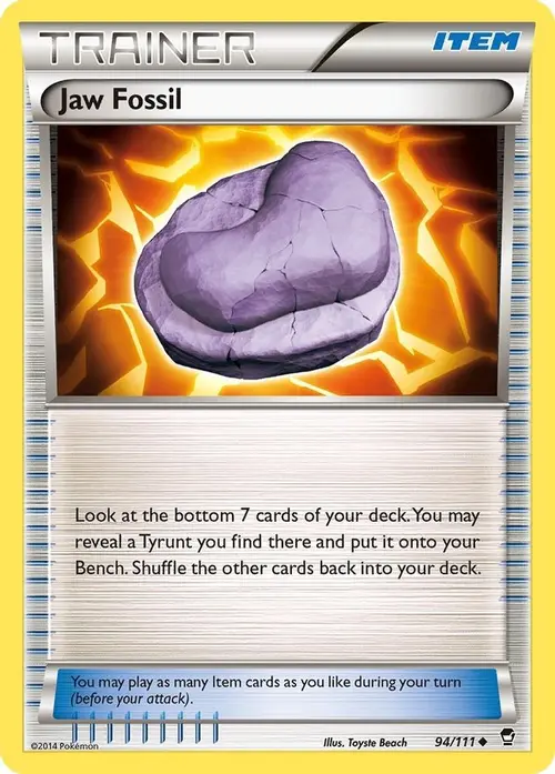 Jaw Fossil card art