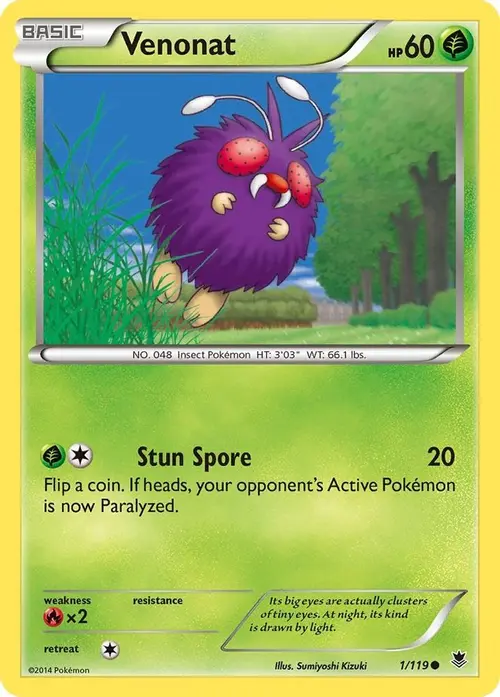 Venonat card art