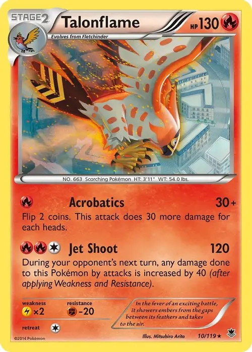 Talonflame card art