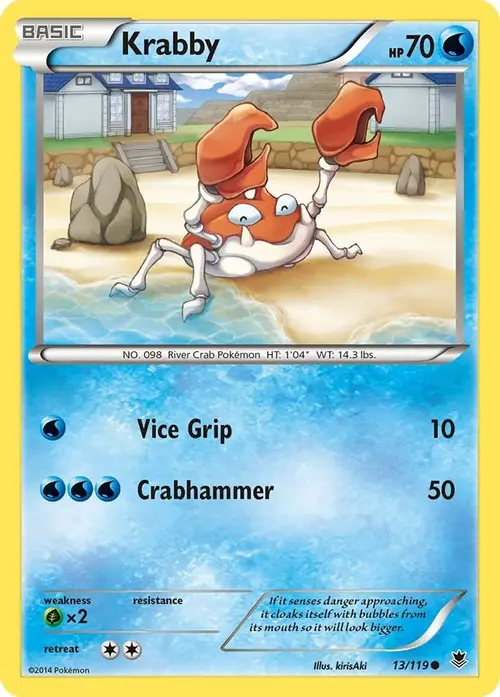 Krabby card art