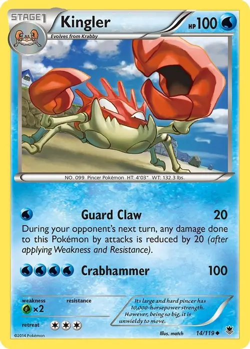 Kingler card art