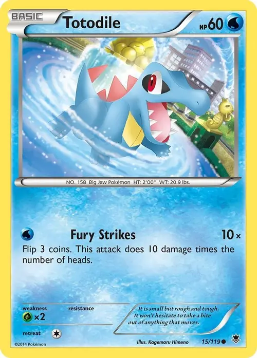 Totodile card art