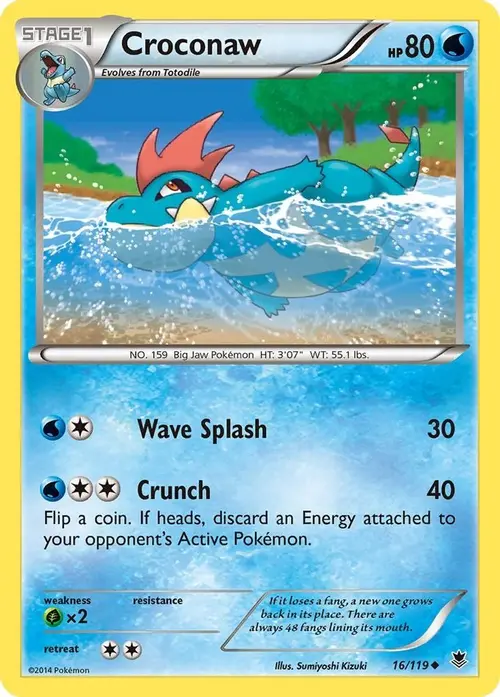 Croconaw card art