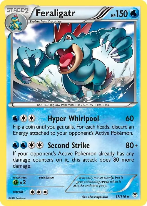 Feraligatr card art