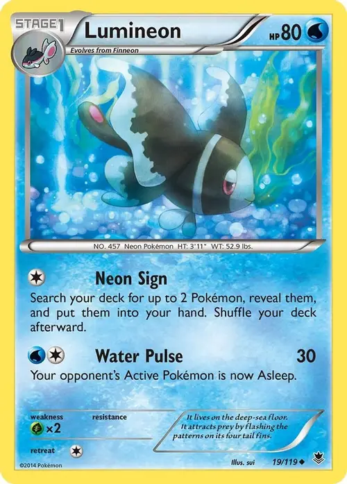 Lumineon card art