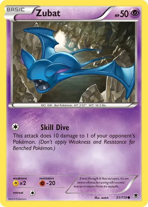 Zubat card art