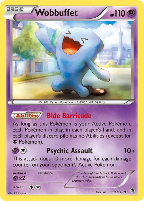 Wobbuffet card art