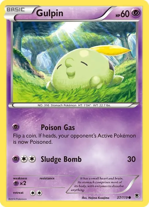 Gulpin card art