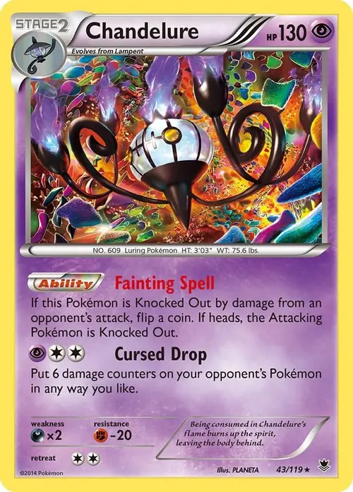 Chandelure card art