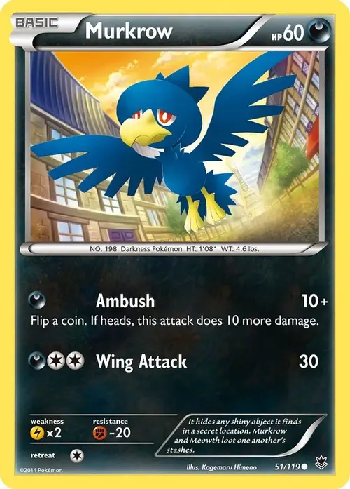 Murkrow card art
