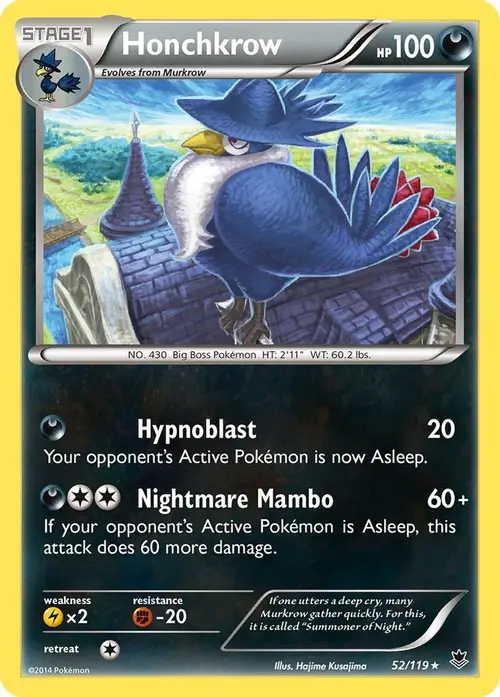 Honchkrow card art