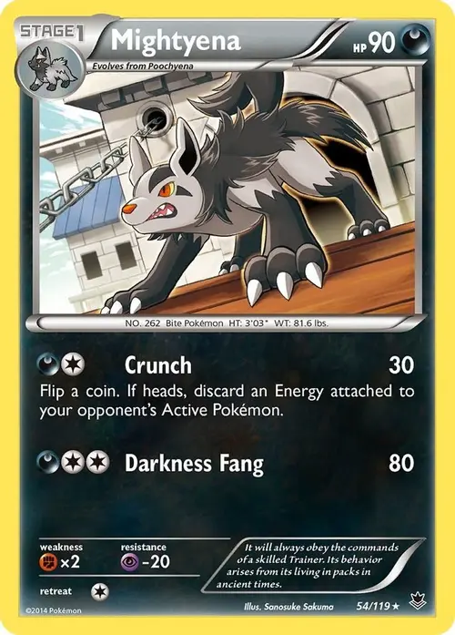 Mightyena card art